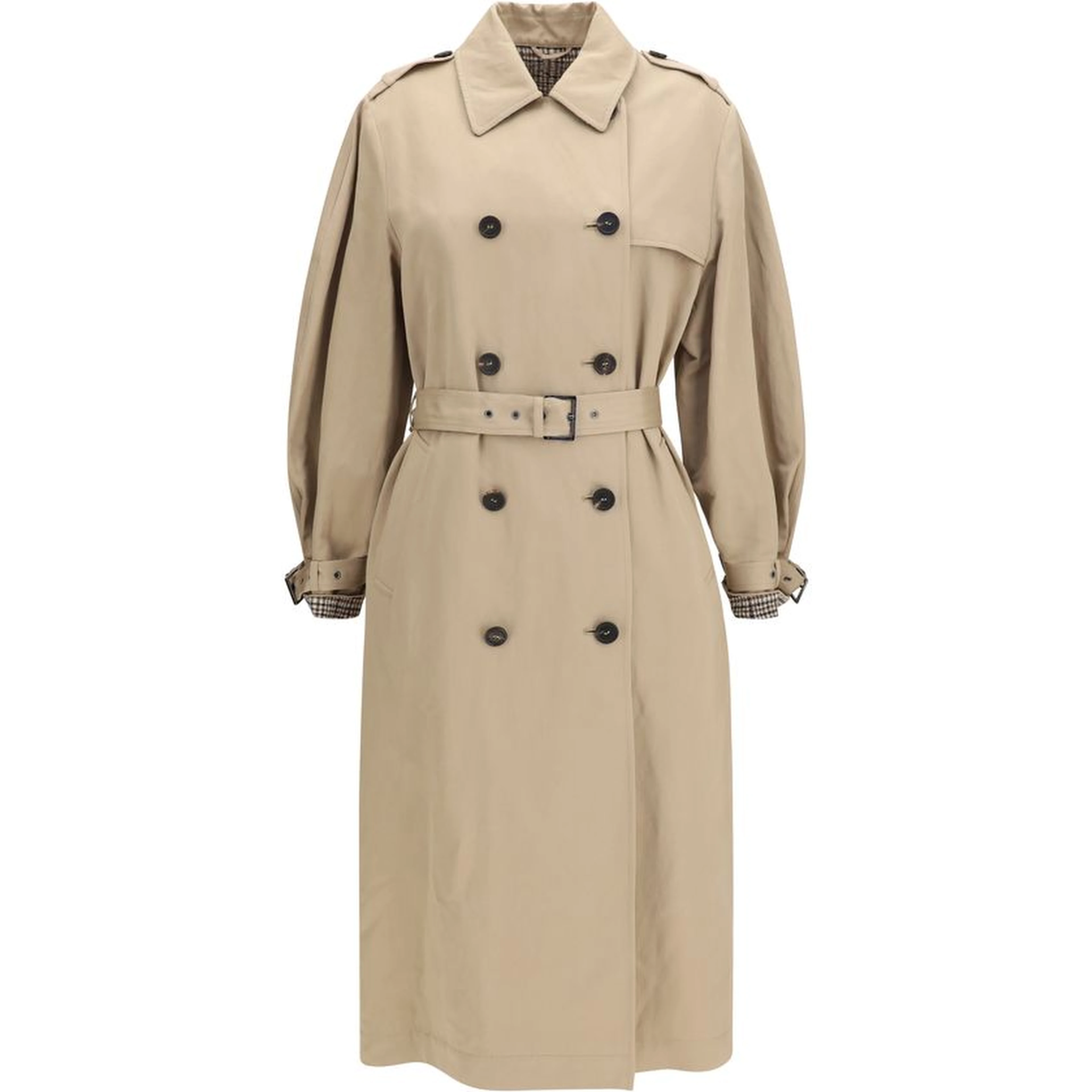 Beige Cotton Coat