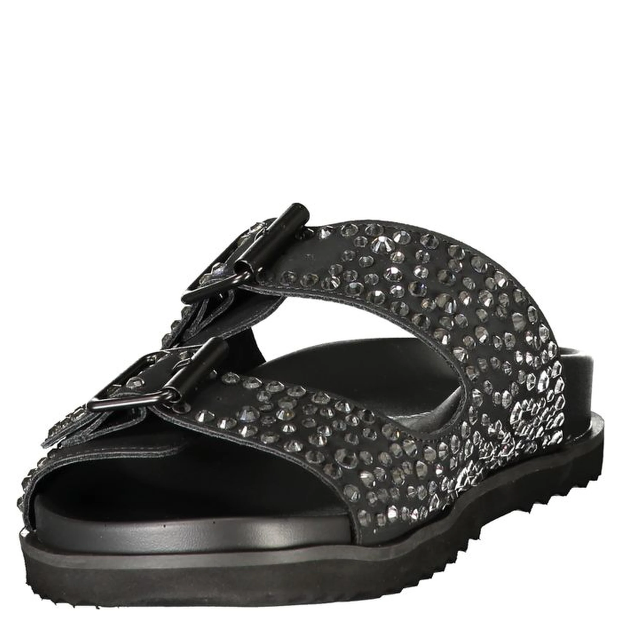 Black Polyurethane Women's Slipper