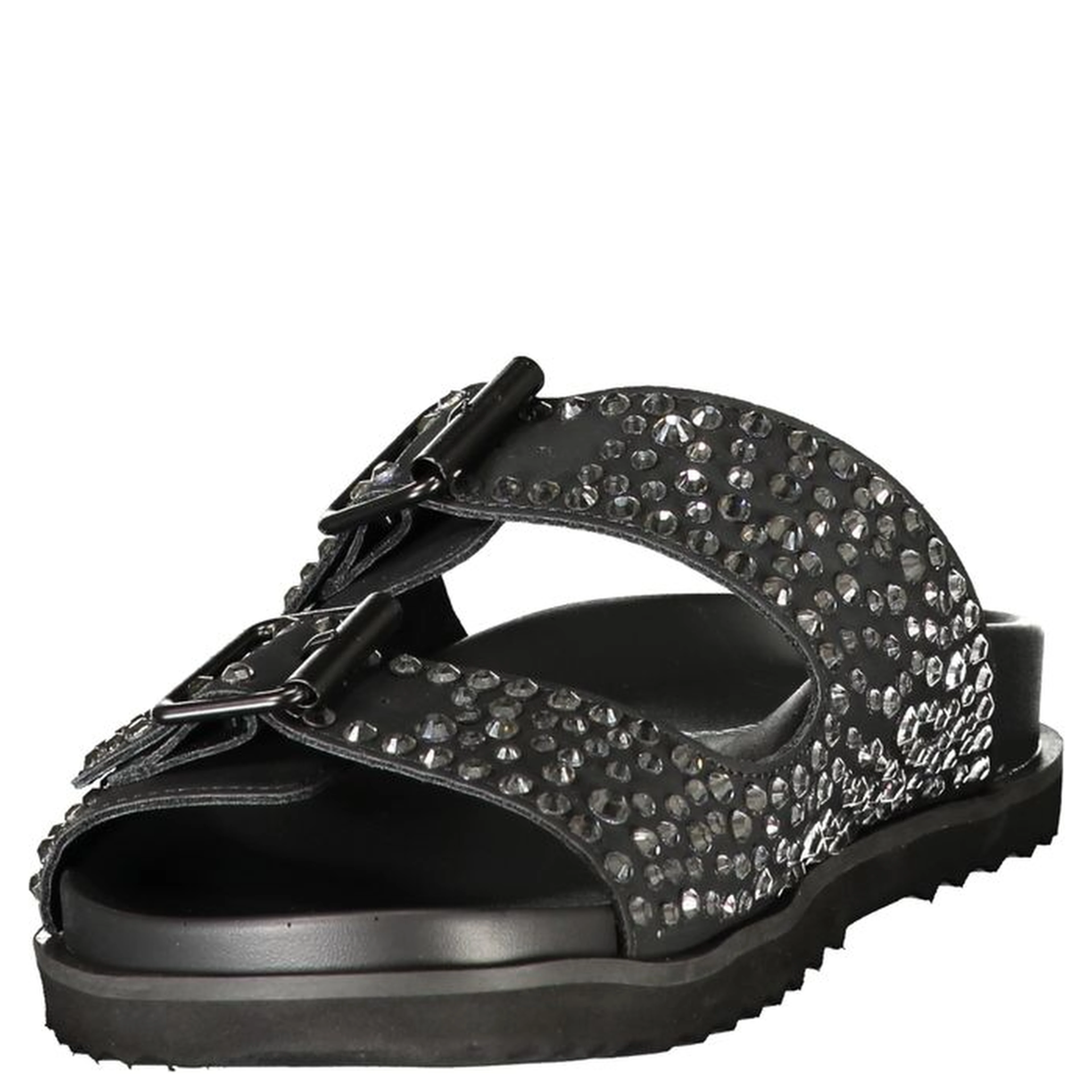 Black Polyurethane Women's Slipper