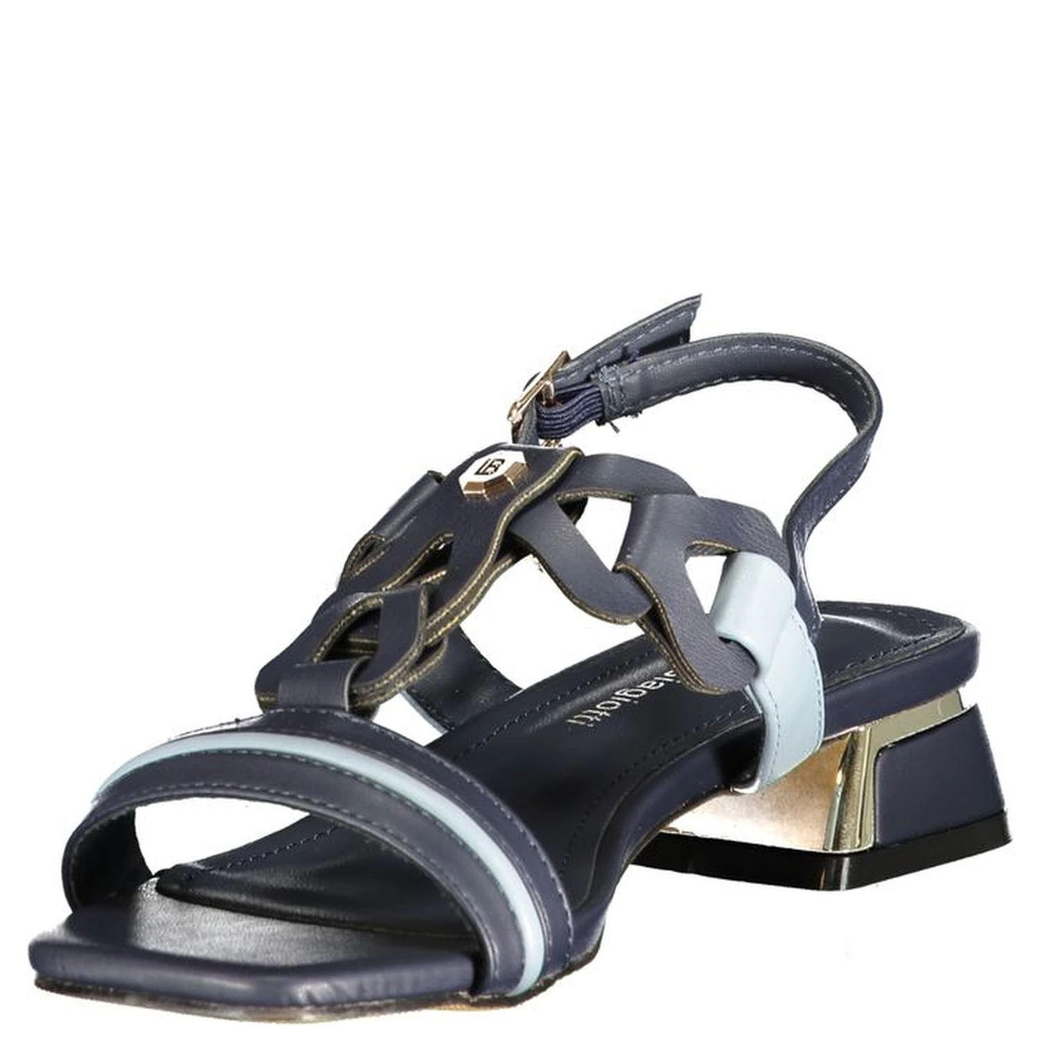Blue Polyurethane Women's Sandal