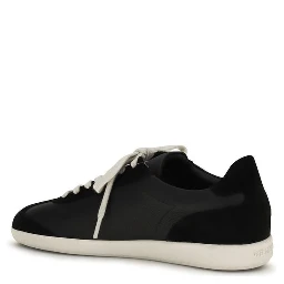 Black Calf Leather Bos Taurus Athletic Sneakers