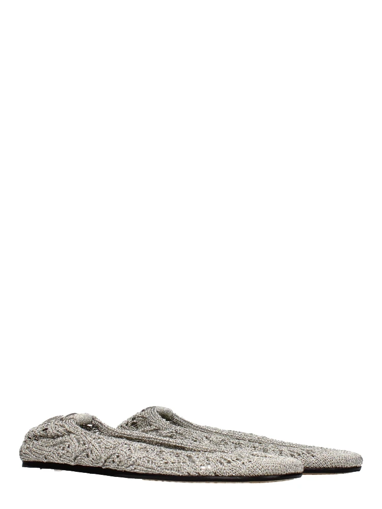 Gray Fabric Ballet Flats alternative
