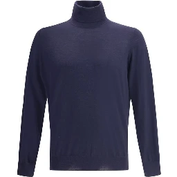 Blue Wool Oves Aries Turtleneck