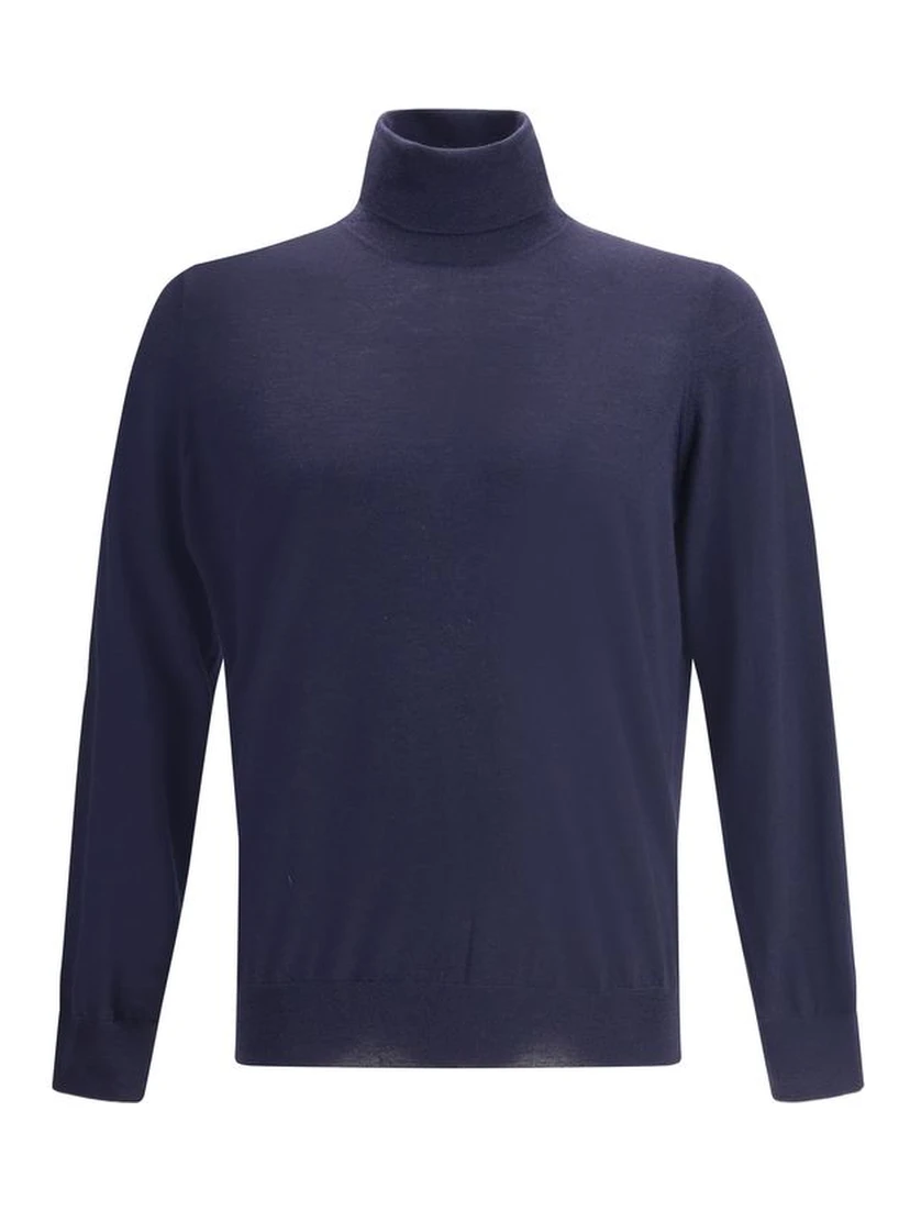 Blue Wool Oves Aries Turtleneck