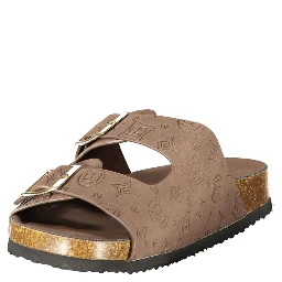 Brown Polyurethane Women's Sandal
