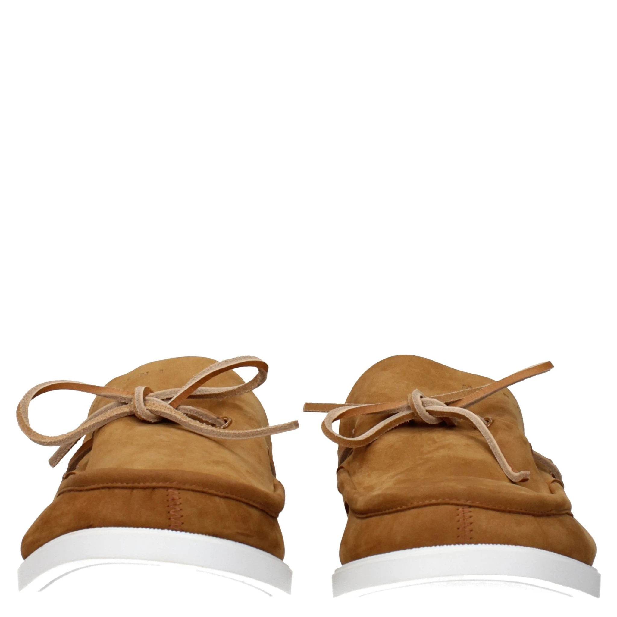 Brown Leather Slip-On Loafers