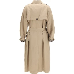 Beige Cotton Coat