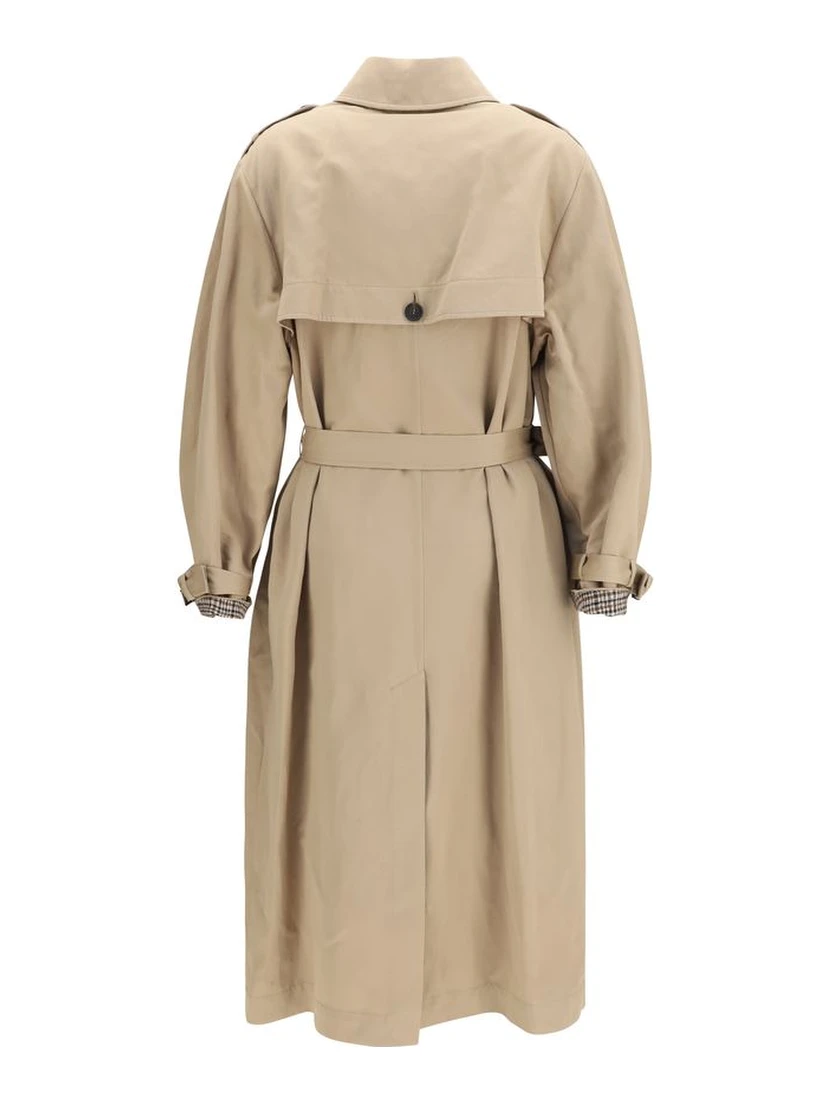 Beige Cotton Coat