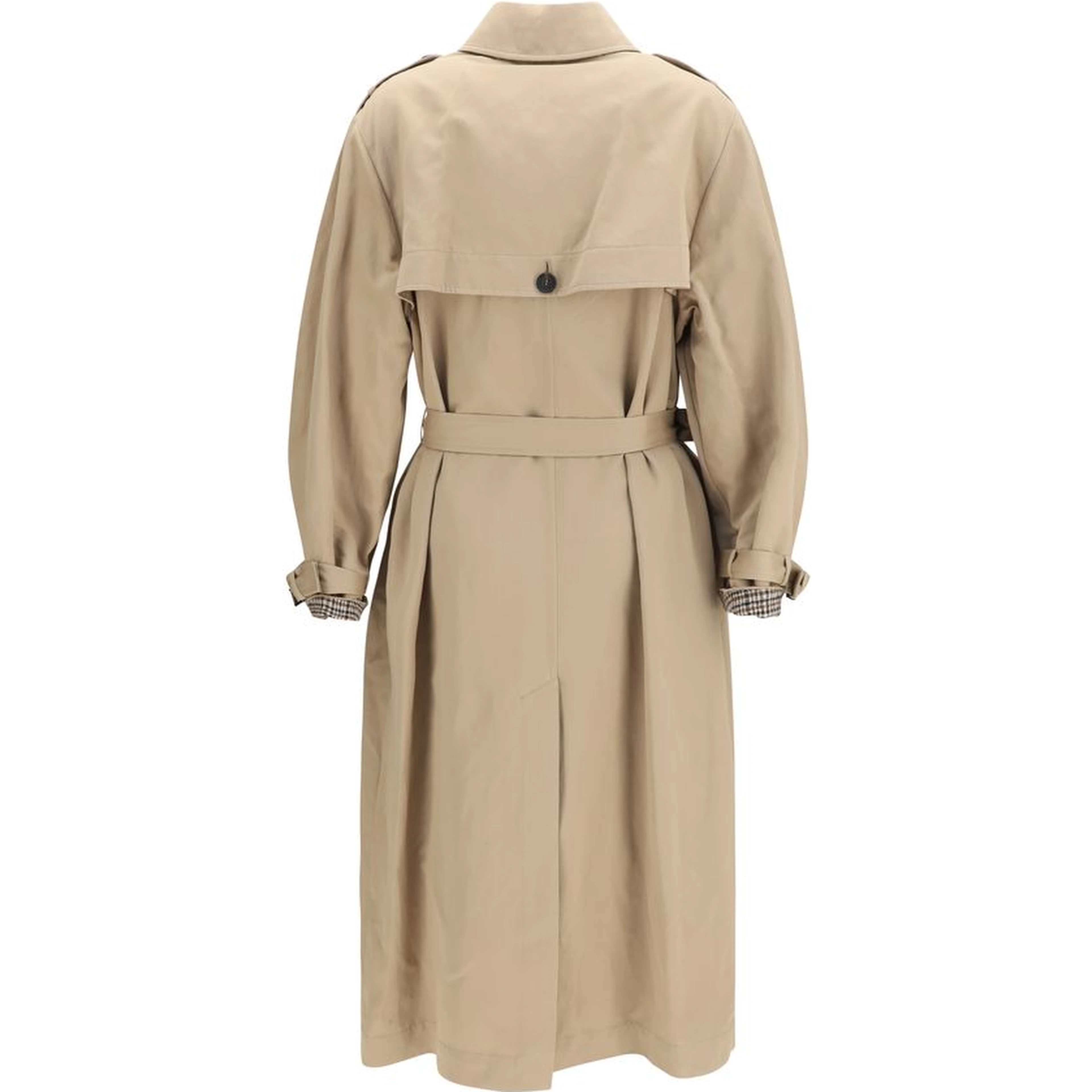 Beige Cotton Coat