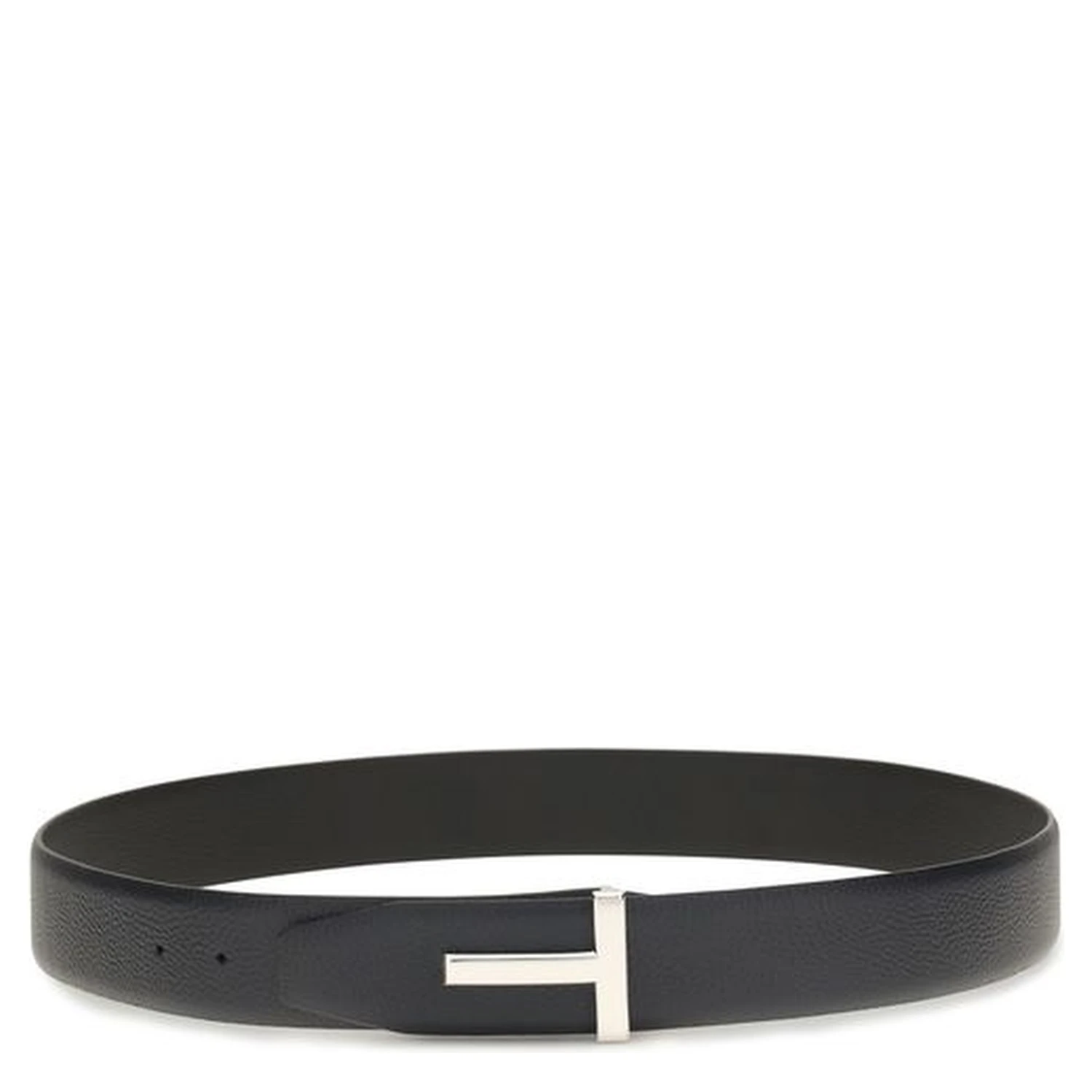 Black Calf Leather Bos Taurus Belt