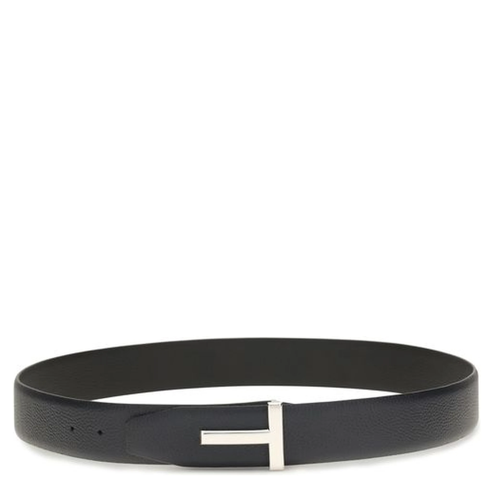 Black Calf Leather Bos Taurus Belt