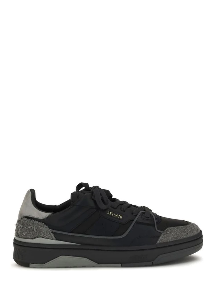 Black Calf Leather Bos Taurus Low Top Sneakers
