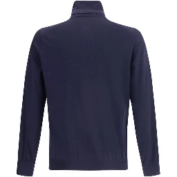 Blue Wool Oves Aries Turtleneck