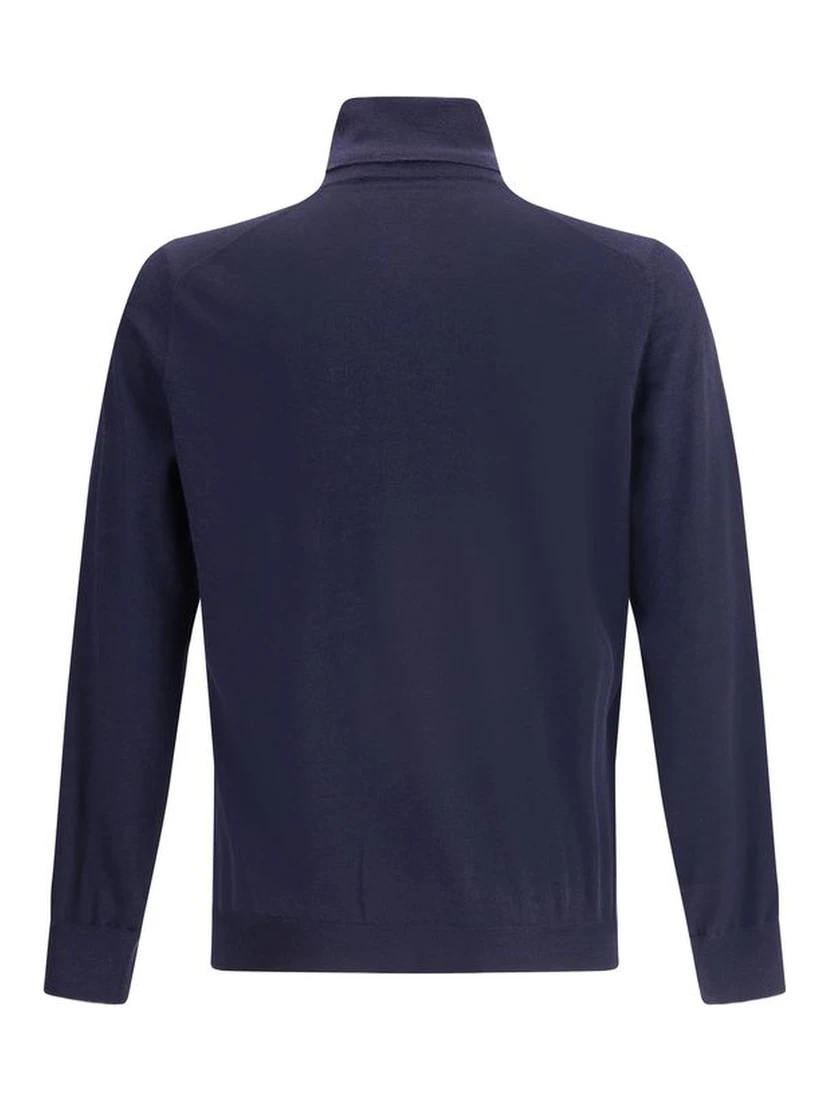 Blue Wool Oves Aries Turtleneck