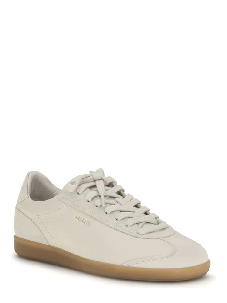 Beige Calf Leather Bos Taurus Low Top Sneakers alternative