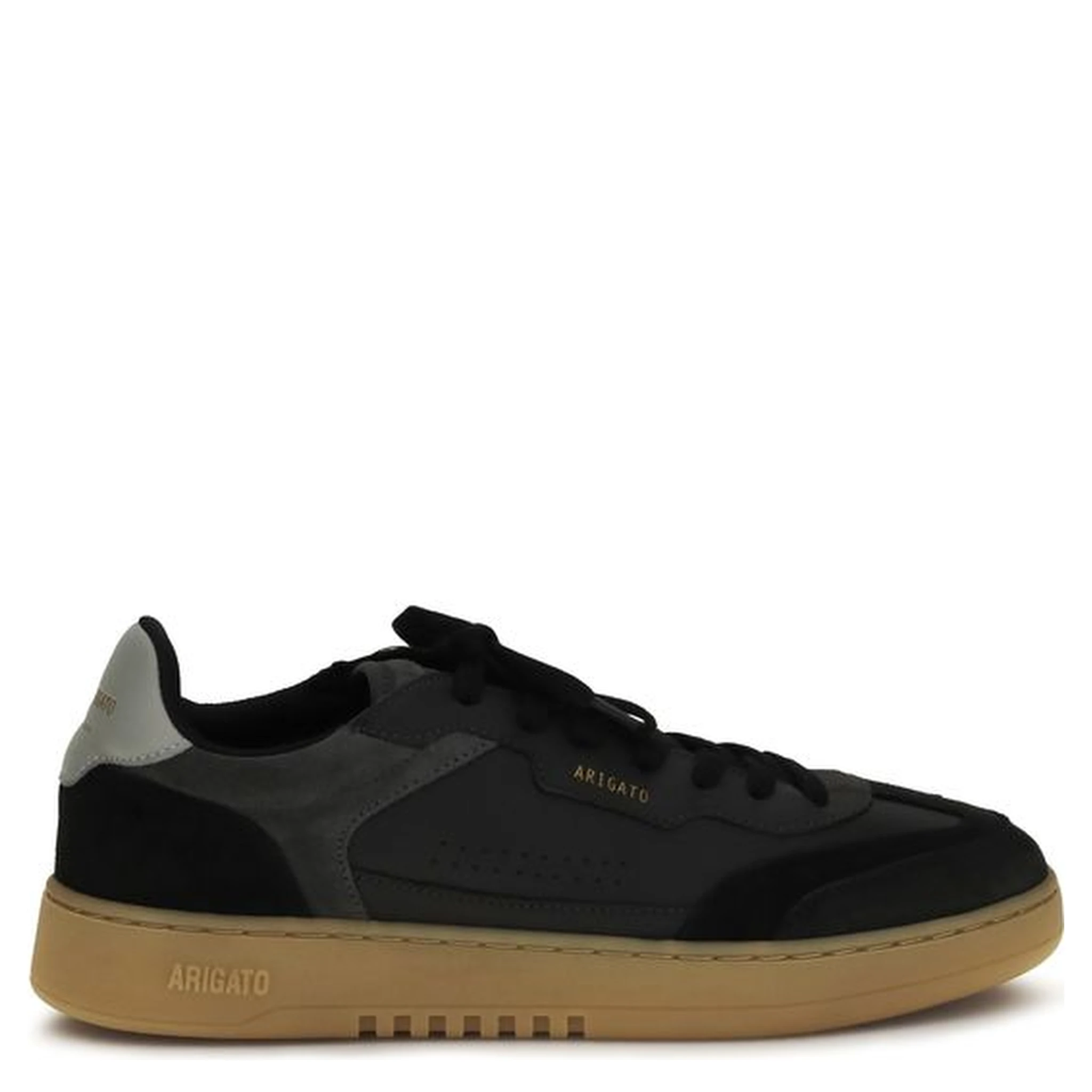 Black Calf Leather Bos Taurus Low Top Sneakers