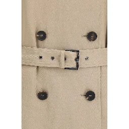Beige Cotton Coat