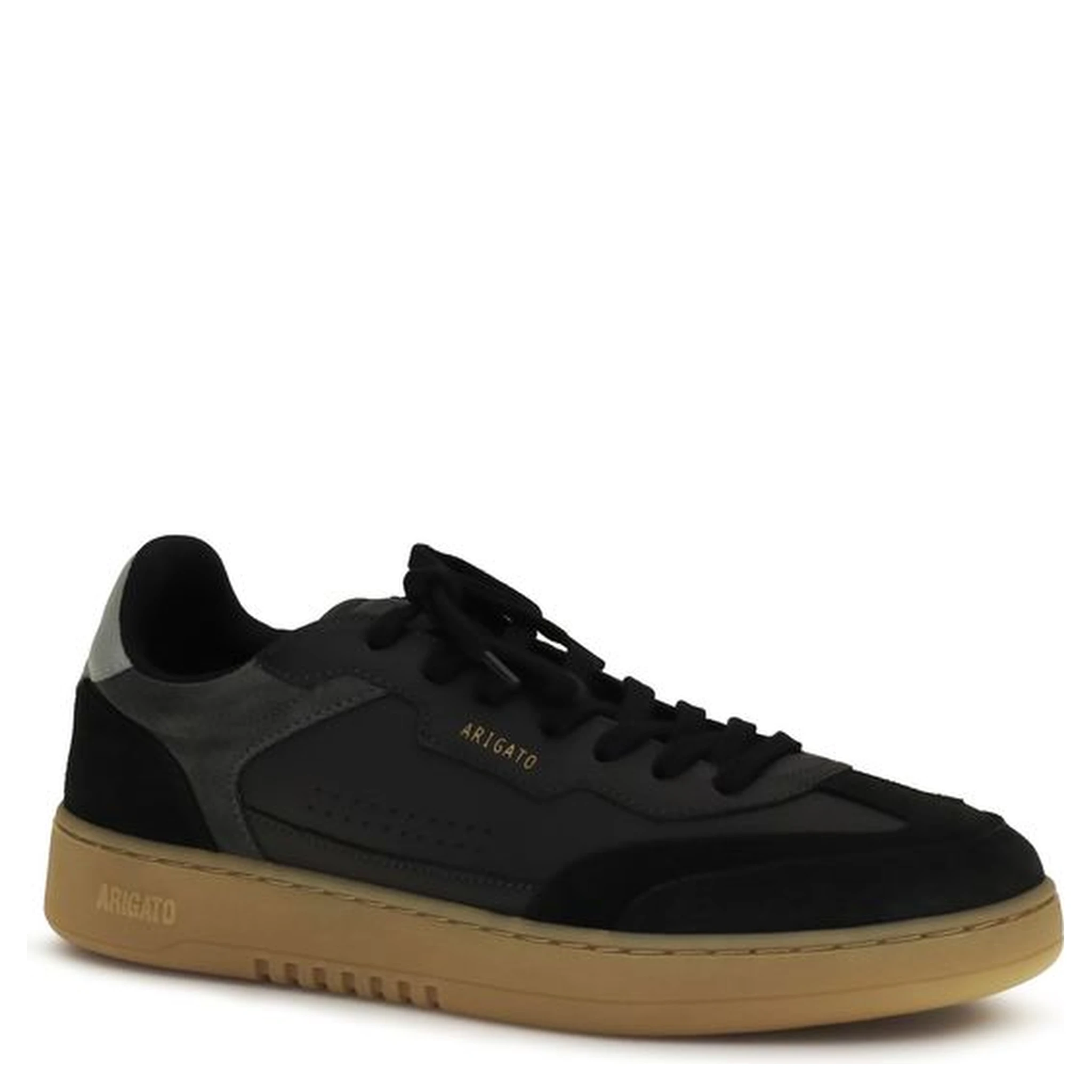 Black Calf Leather Bos Taurus Low Top Sneakers