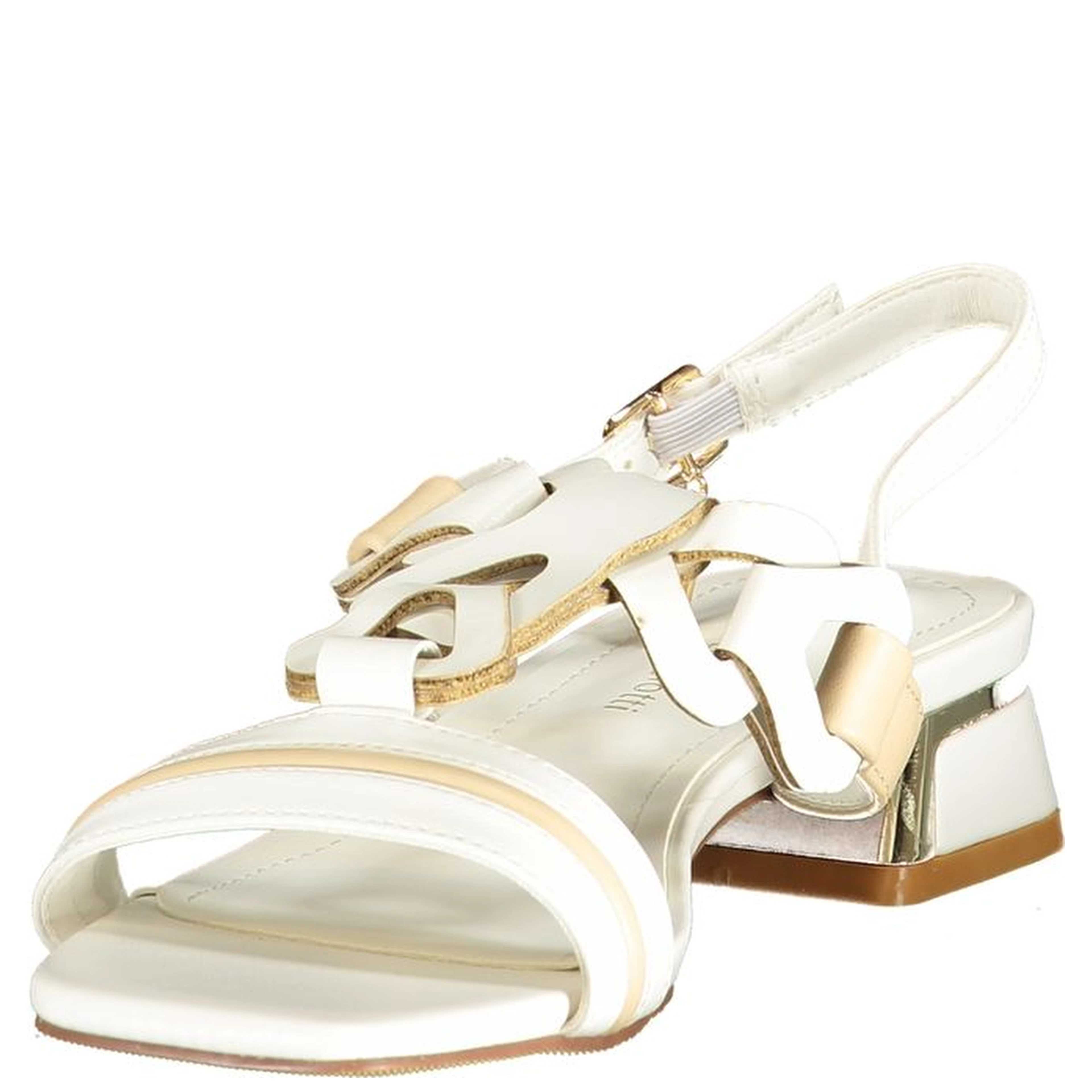 White Polyurethane Women's Sandal