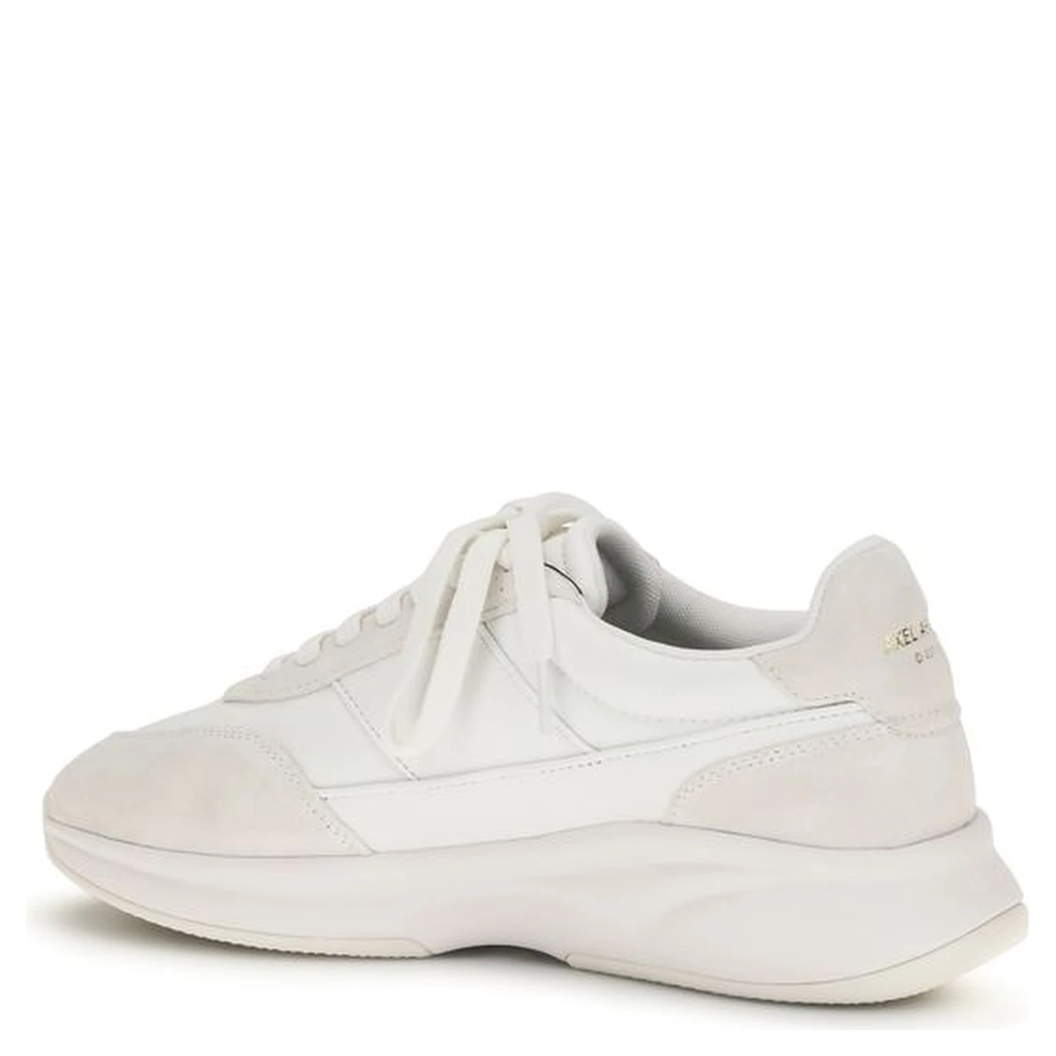 White Calf Leather Bos Taurus Athletic Sneakers