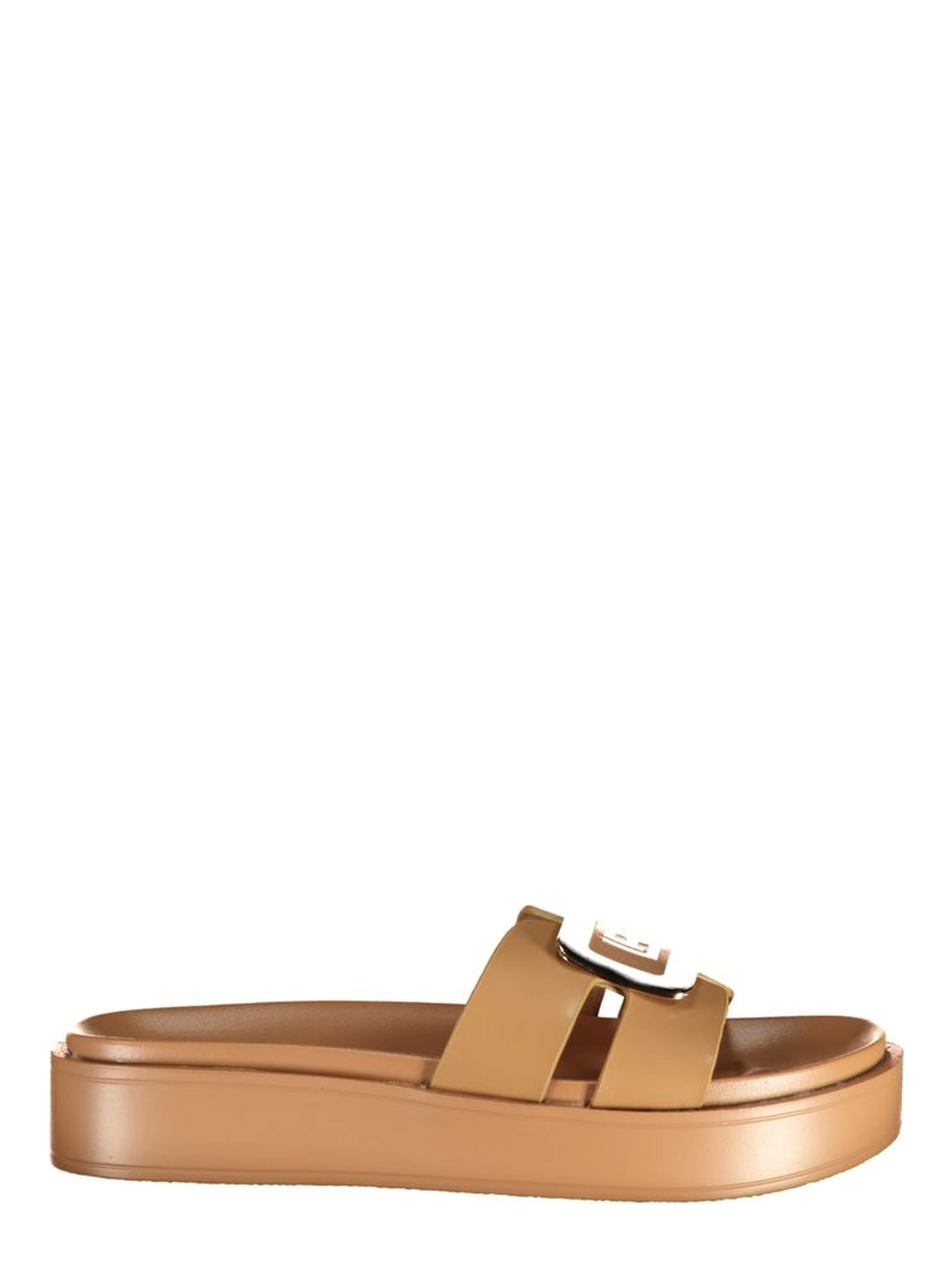 Beige Polyurethane Women's Sandal