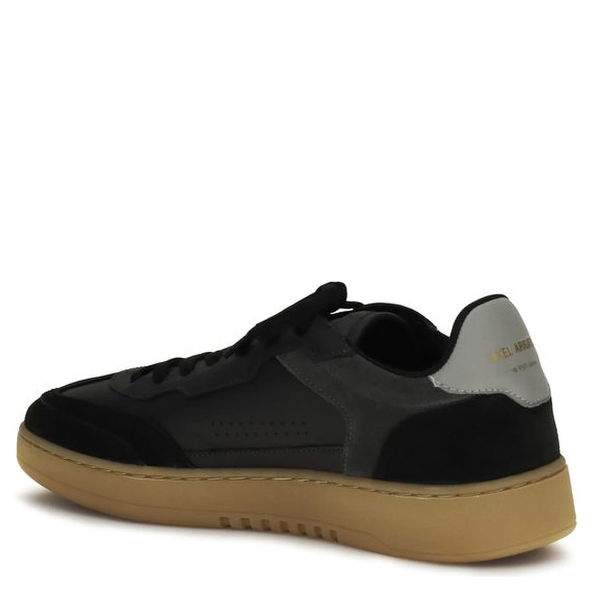 Black Calf Leather Bos Taurus Low Top Sneakers