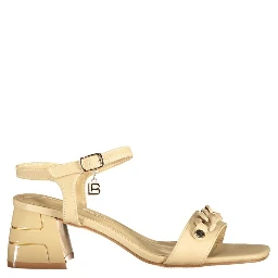 Beige Polyurethane Women Sandal