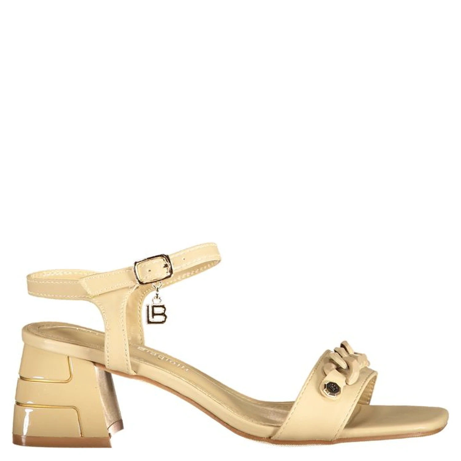 Beige Polyurethane Women Sandal