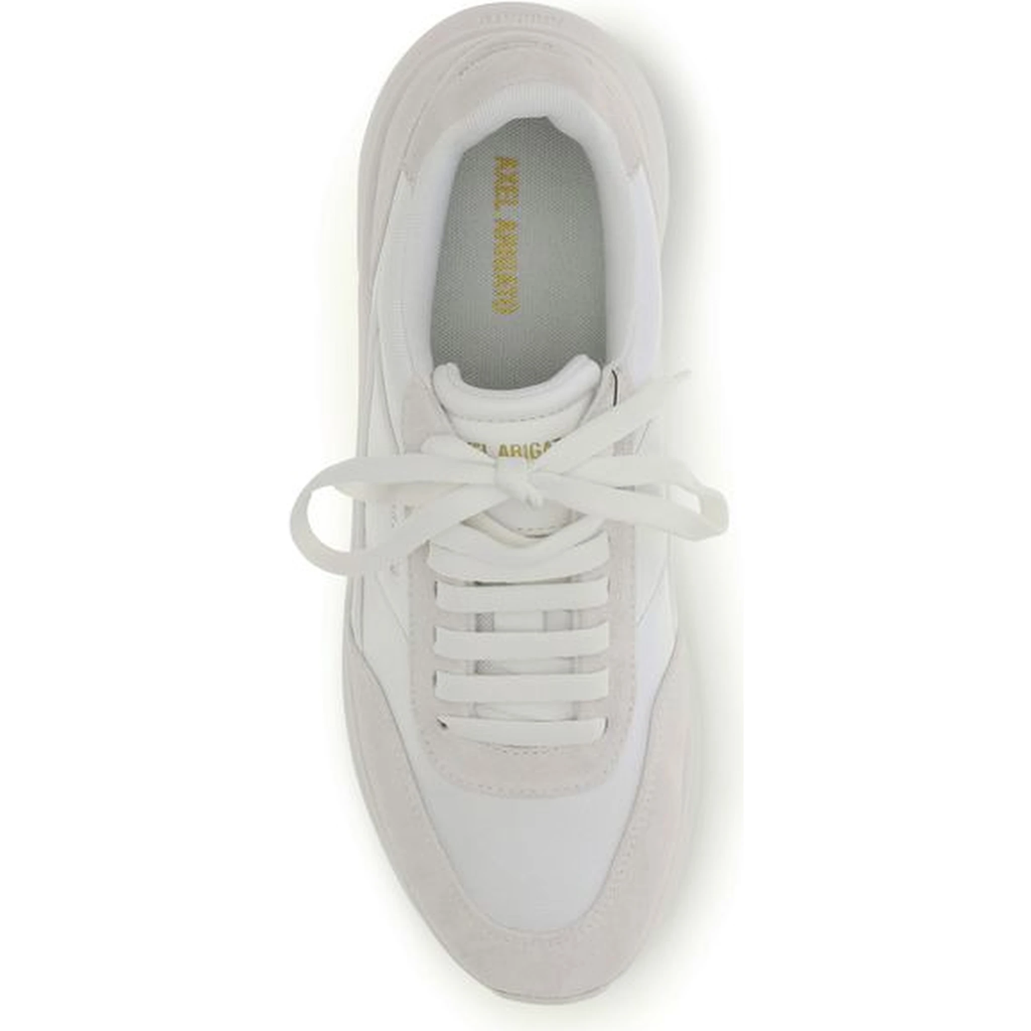 White Calf Leather Bos Taurus Athletic Sneakers
