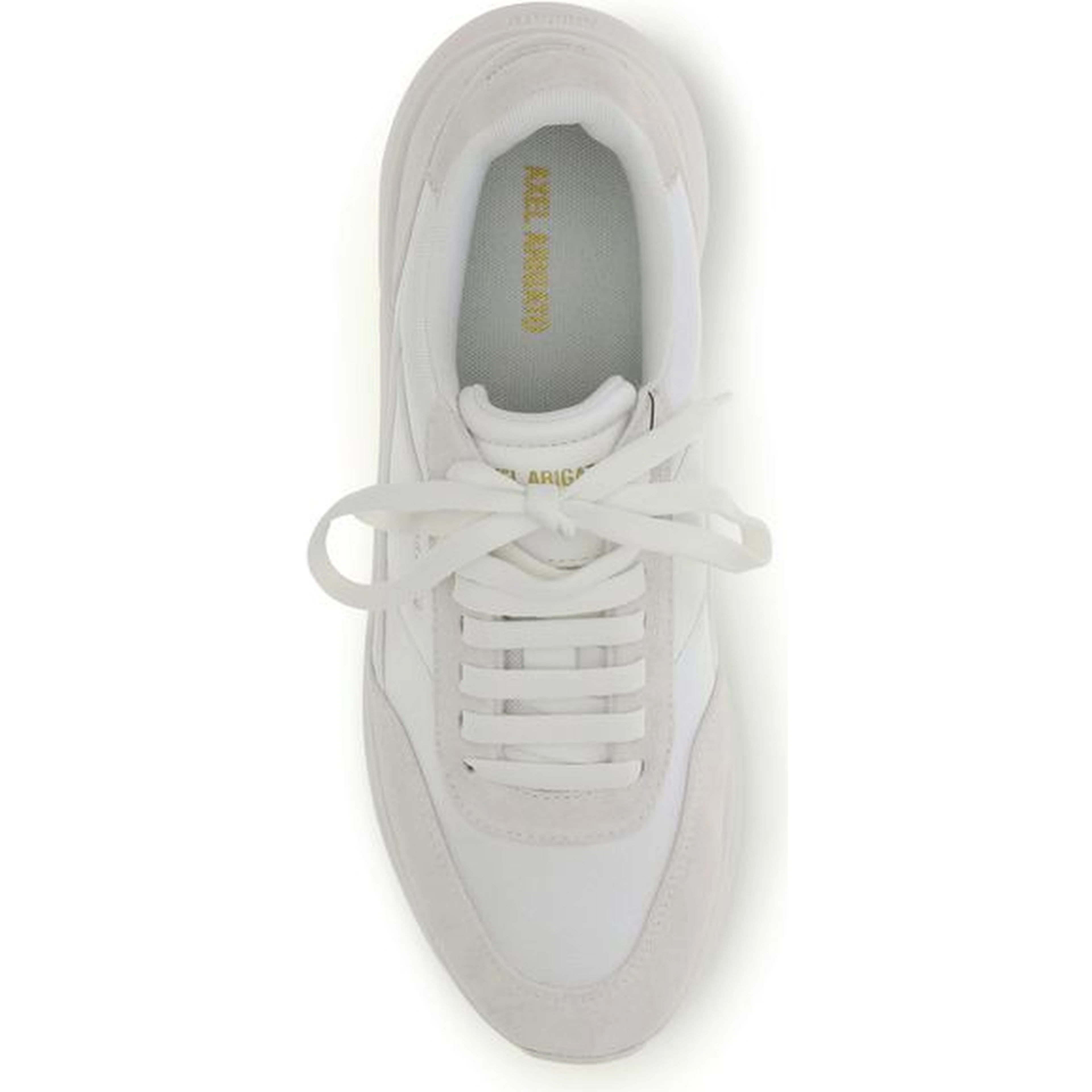White Calf Leather Bos Taurus Athletic Sneakers