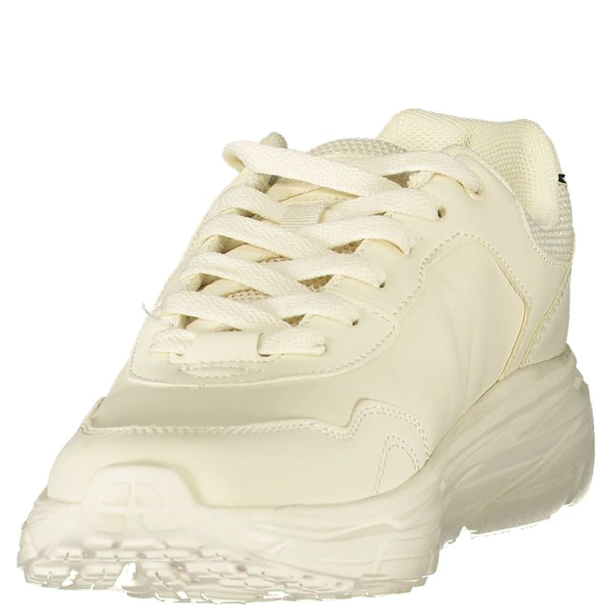 White Polyurethane Women's Sneaker