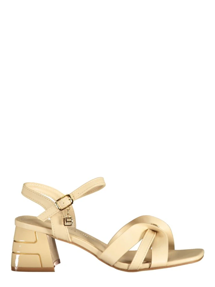 Beige Polyurethane Women's Sandal