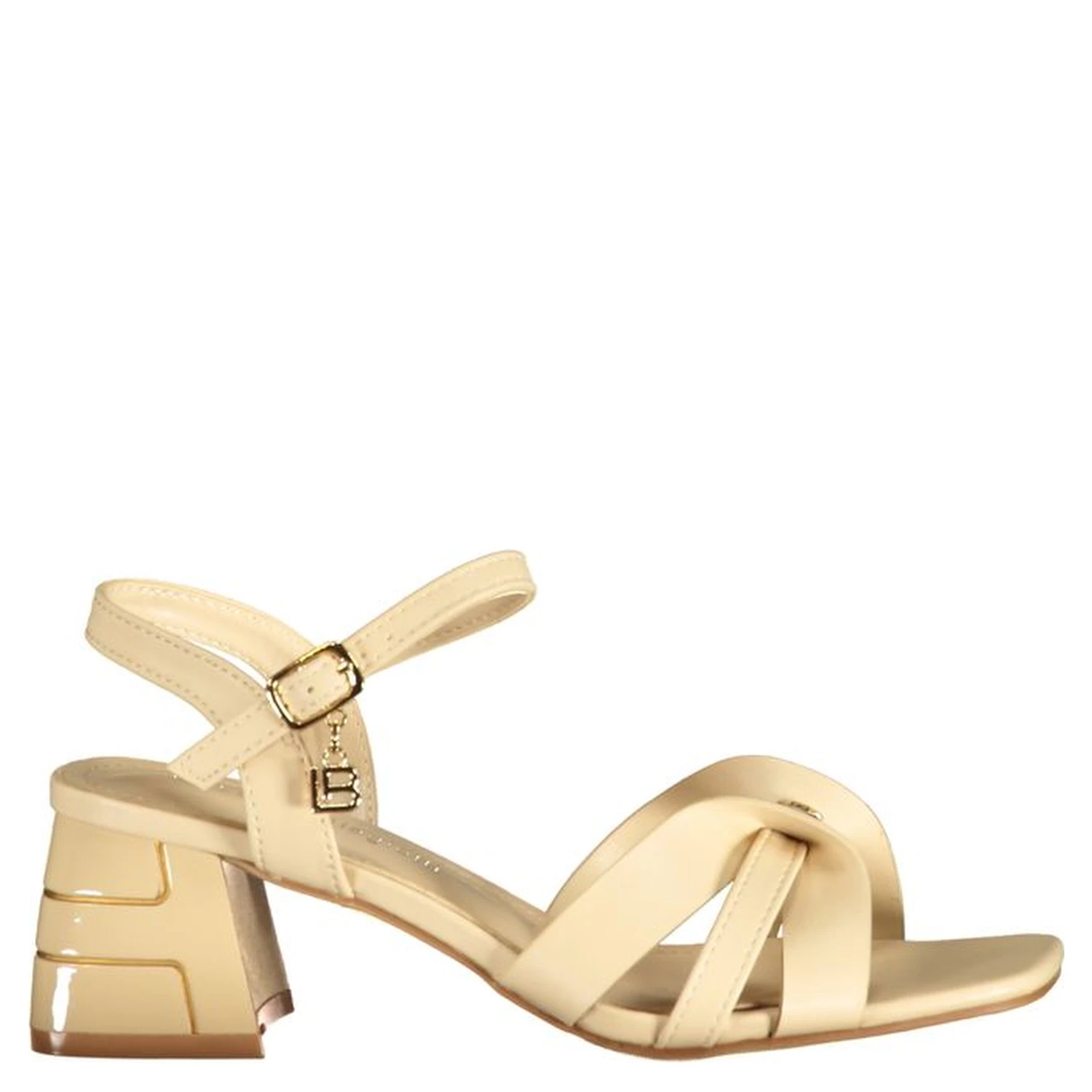 Beige Polyurethane Women's Sandal