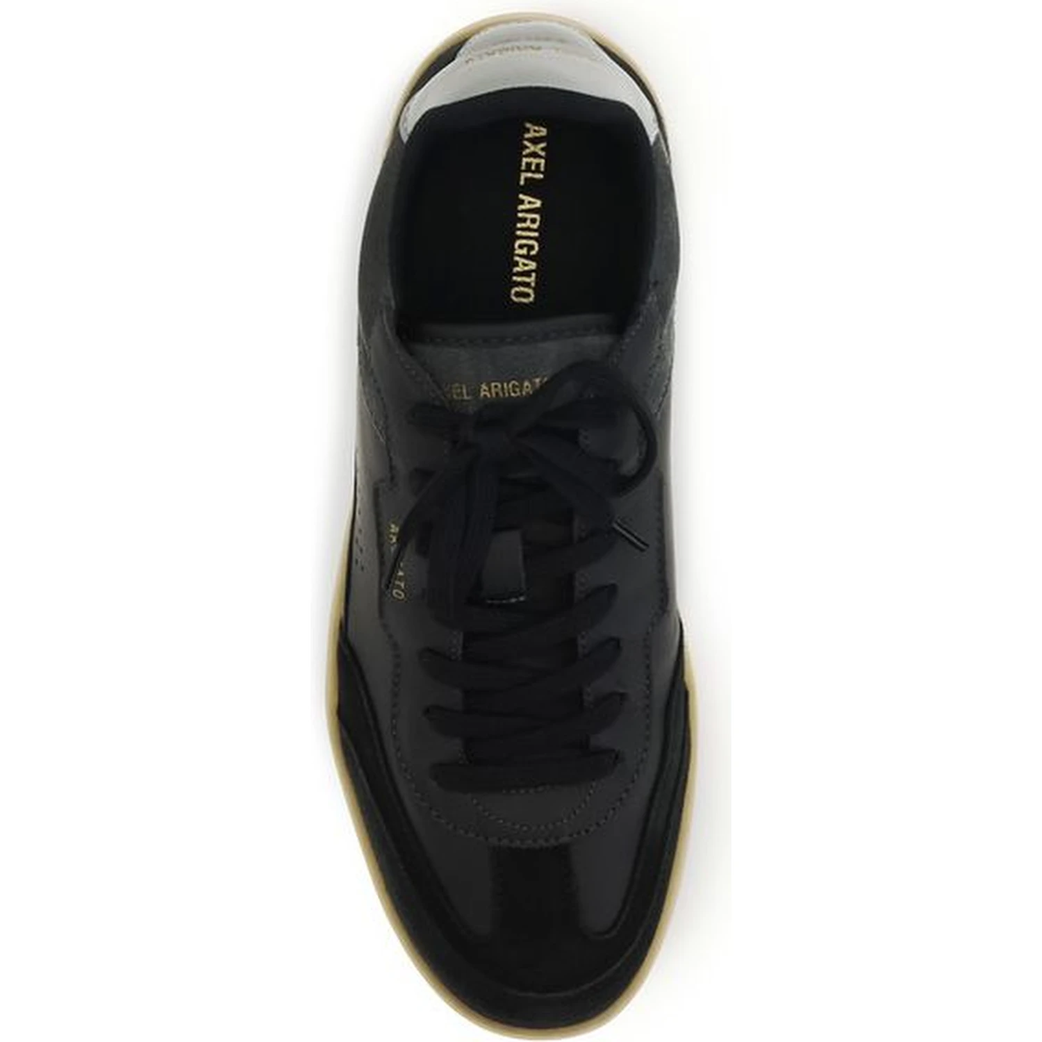 Black Calf Leather Bos Taurus Low Top Sneakers