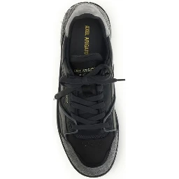 Black Calf Leather Bos Taurus Low Top Sneakers