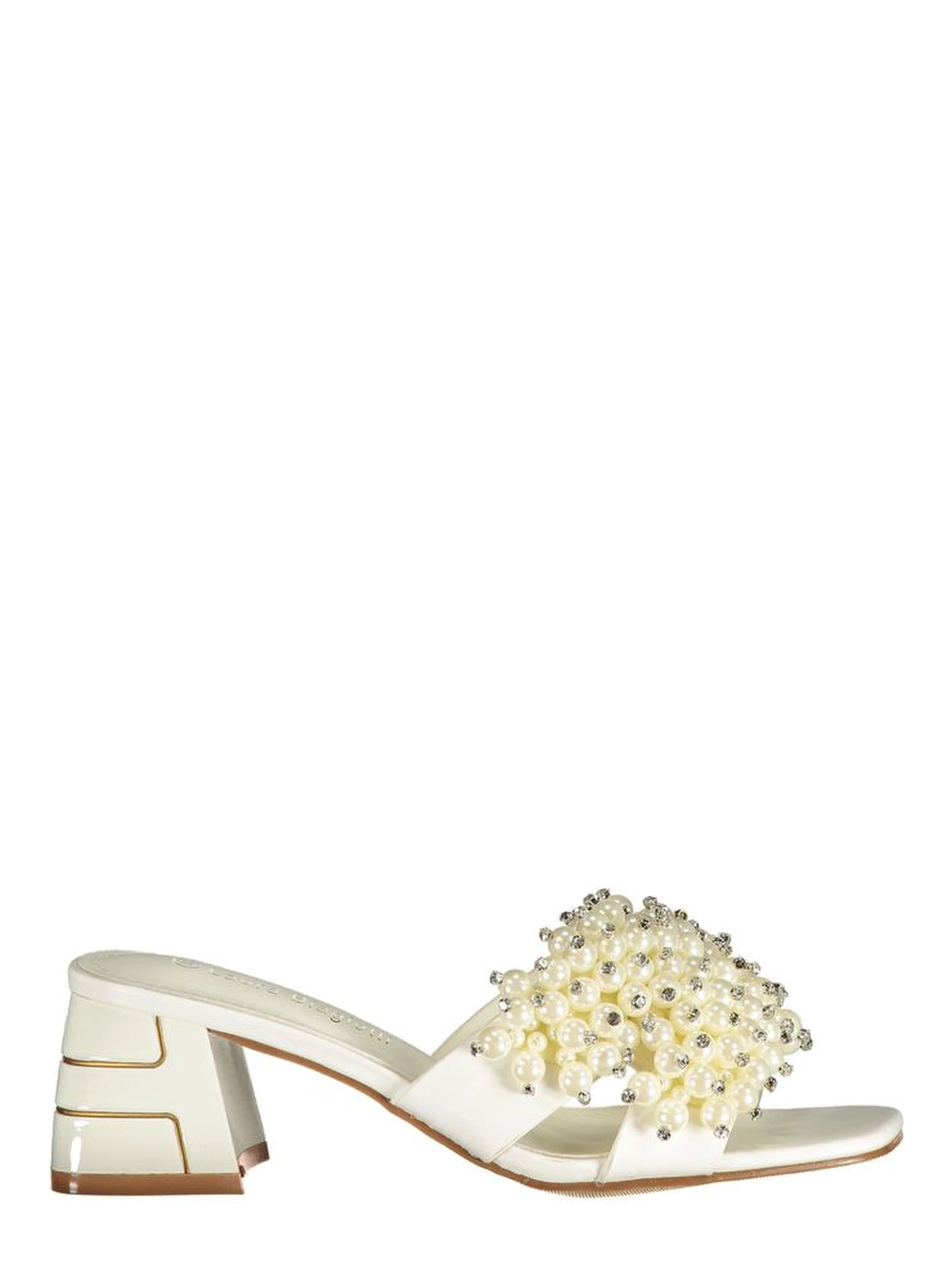 Bianco Poliuretano Donna Sandal