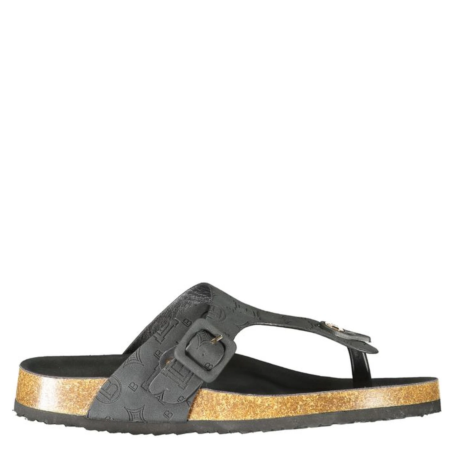 Black Polyurethane Women's Sandal