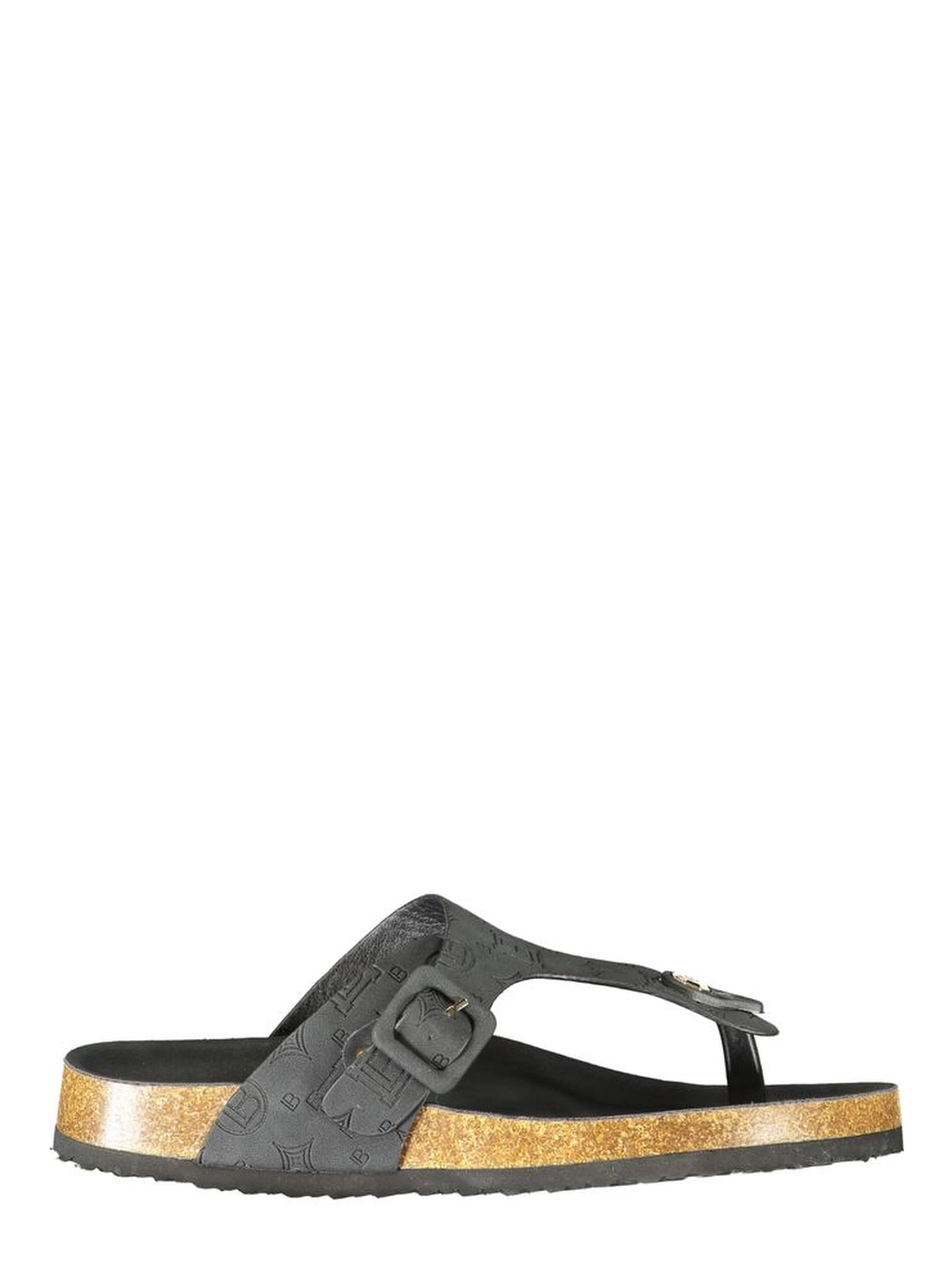 Black Polyurethane Women's Sandal