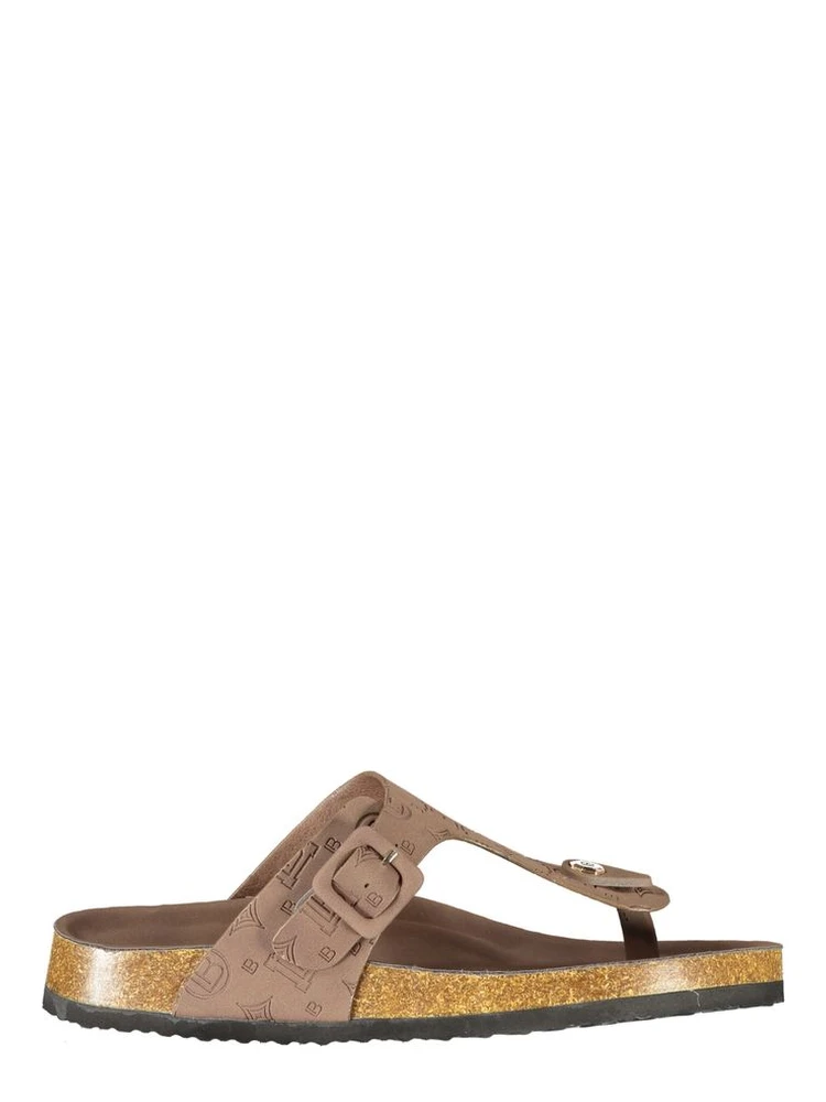 Brown Polyurethane Women's Sandal