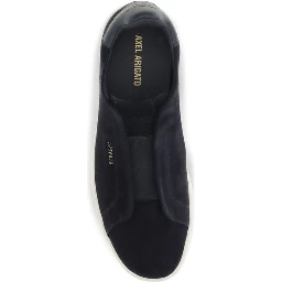 Blue Calf Leather Bos Taurus Sneakers
