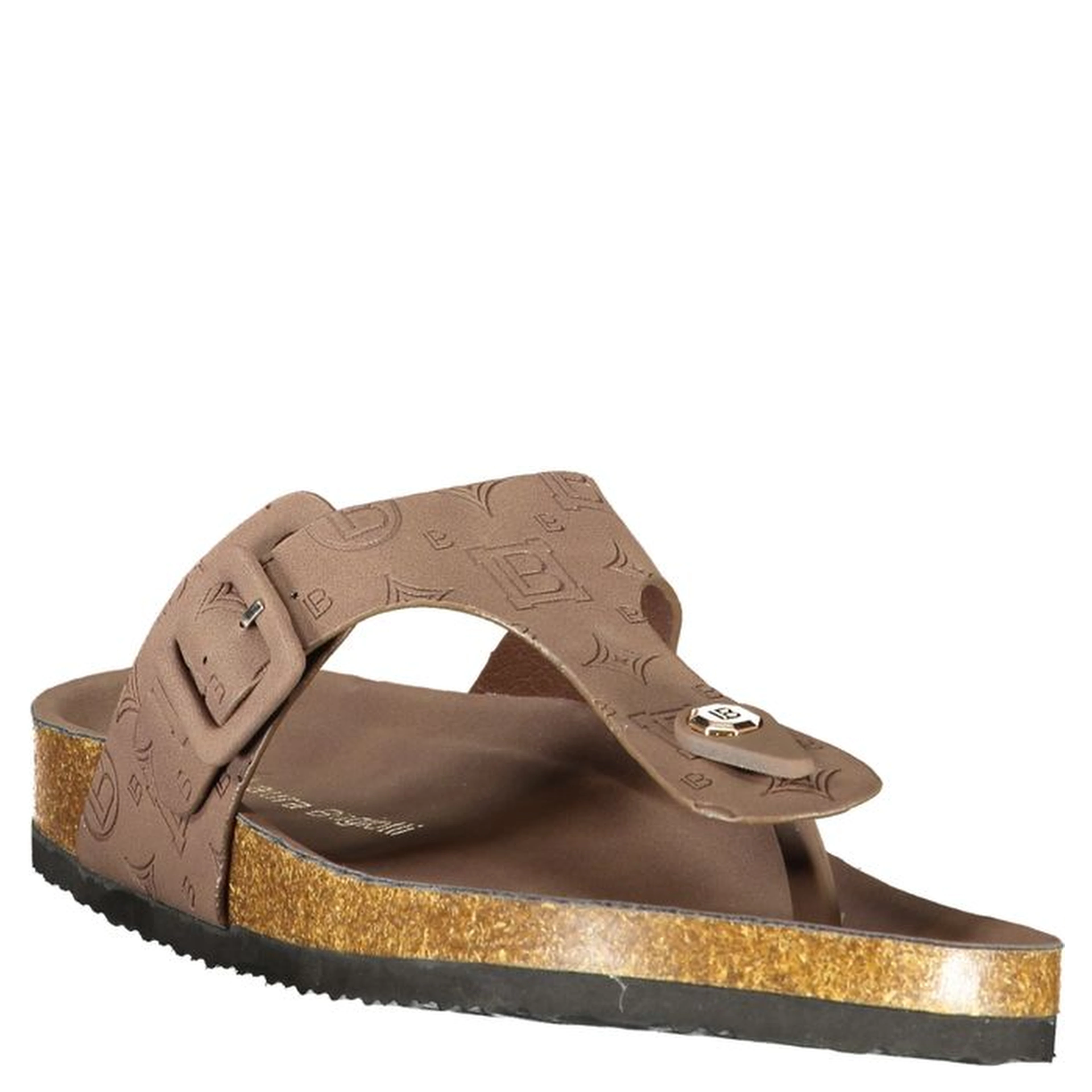 Brown Polyurethane Women's Sandal