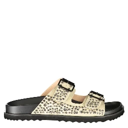Beige Polyurethane Women's Slipper