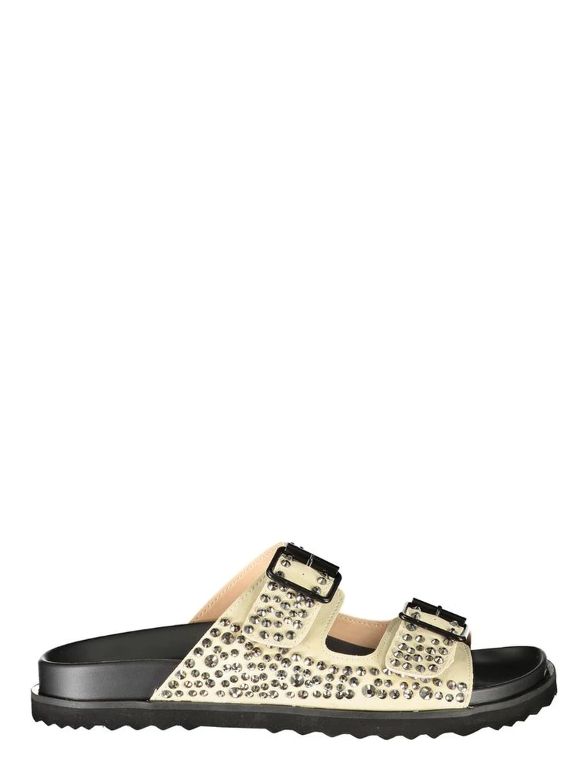 Beige Polyurethane Women's Slipper