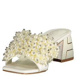 Bianco Poliuretano Donna Sandal