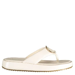 White Polyurethane Women's Sandal