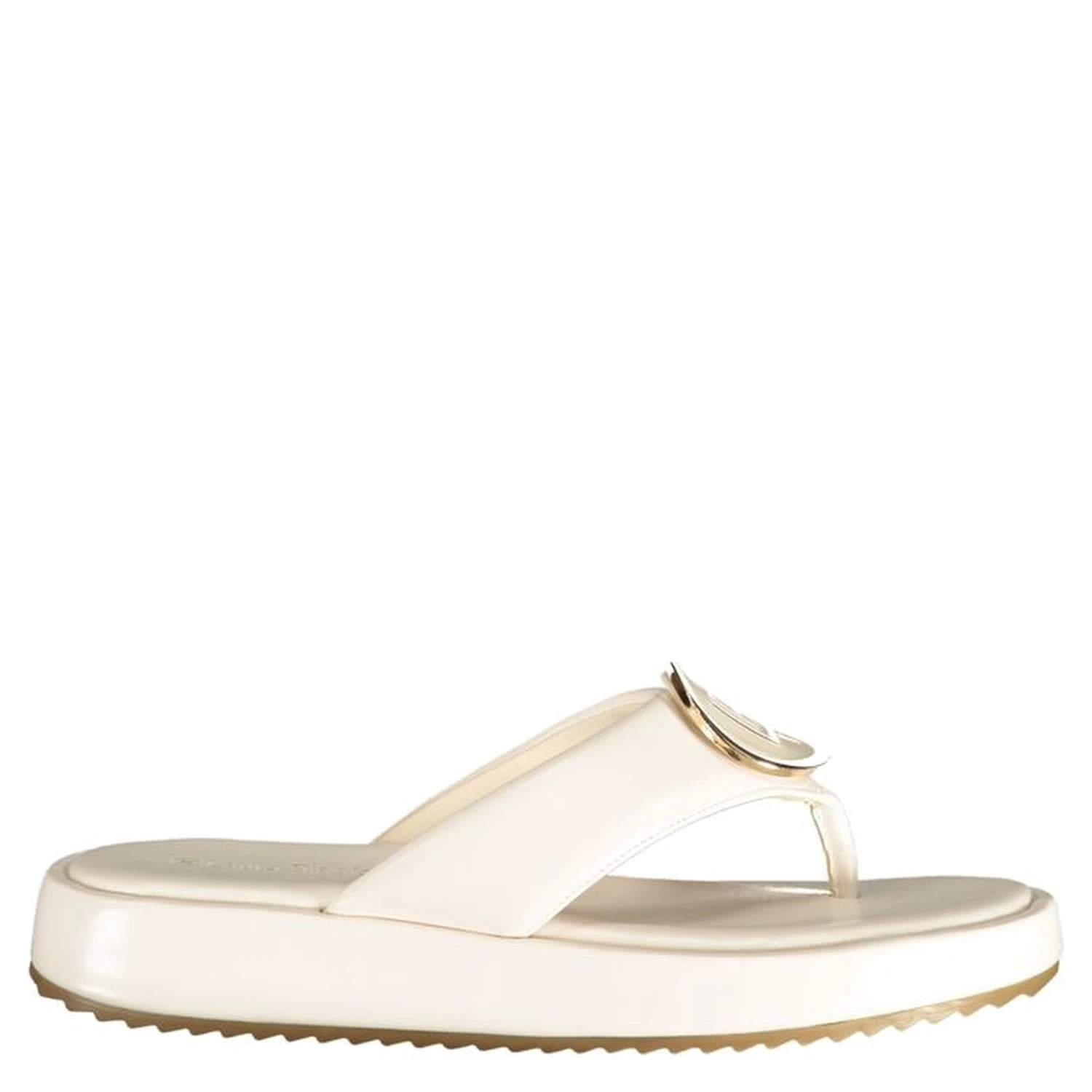 White Polyurethane Women's Sandal
