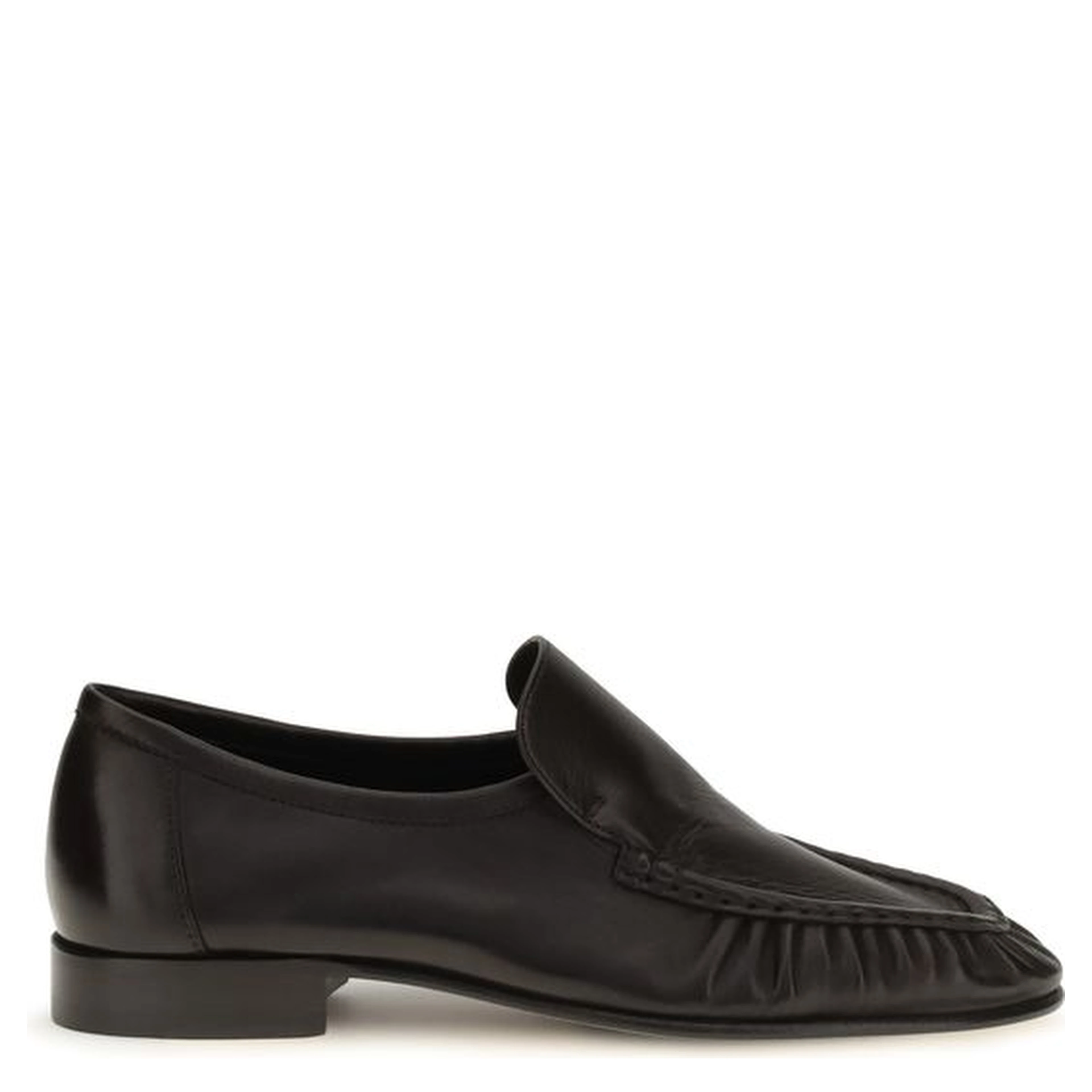 Brown Suede Leather Slip-On Loafers