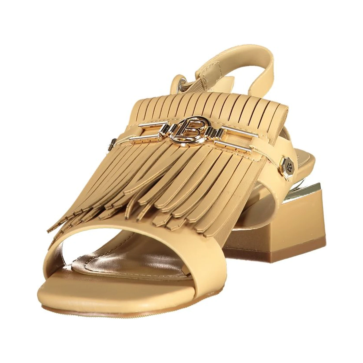 Beige Polyurethane Women's Sandal