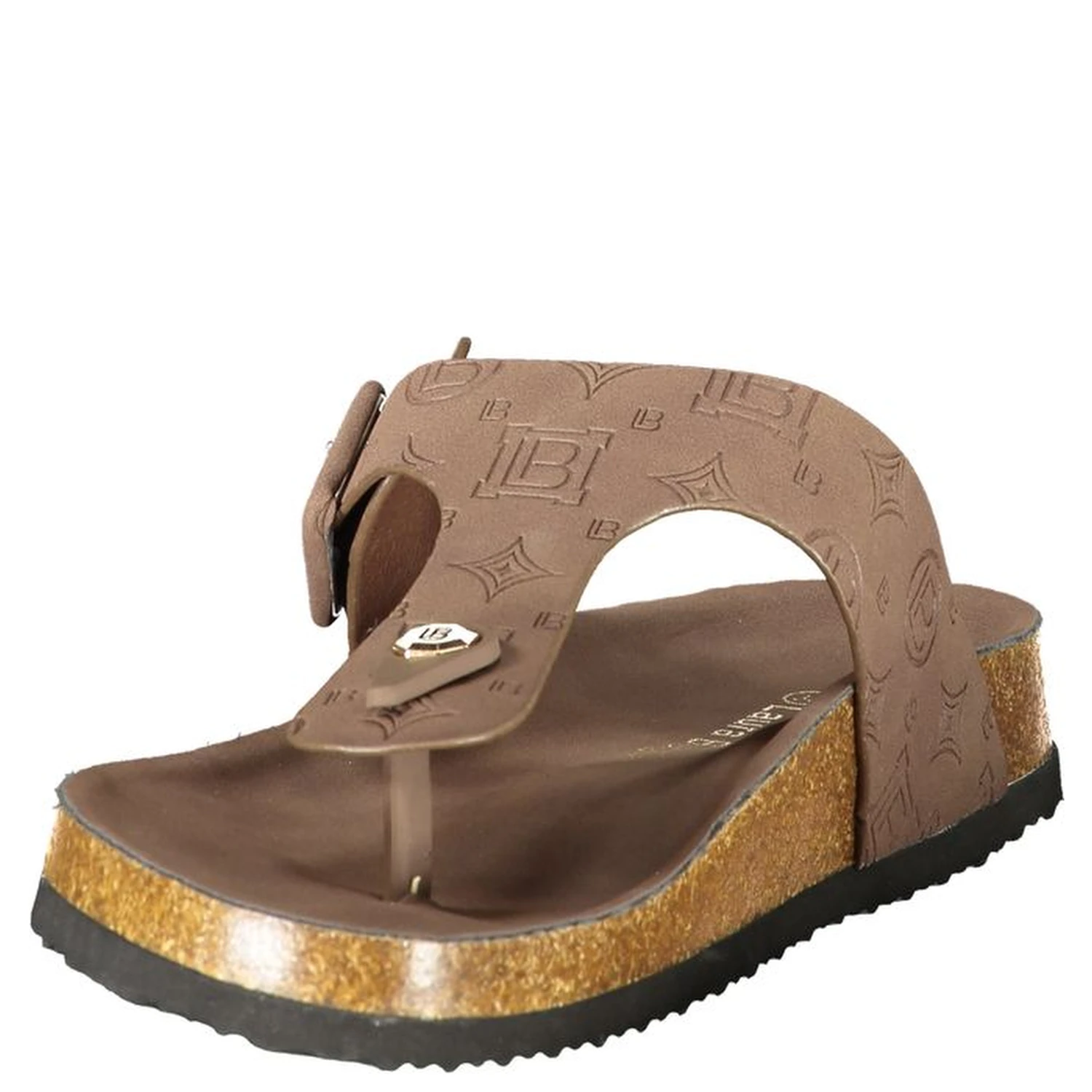 Brown Polyurethane Women's Sandal