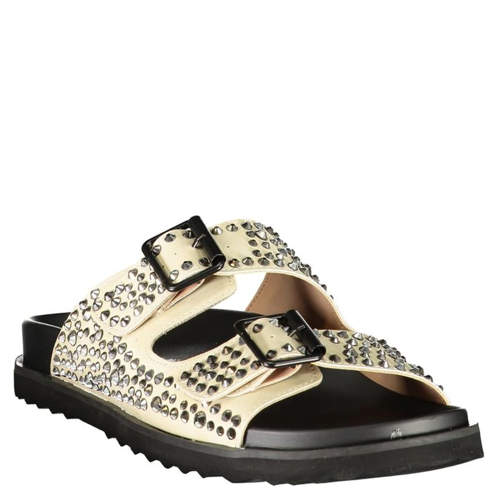 Beige Polyurethane Women's Slipper